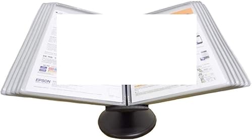 VHTDFEVXO A4-Dokumentenhalter zur Wandmontage, Klappbarer Aktenhalter, Tisch- oder Wandständer mit Einstellbarer Neigung(F) von VHTDFEVXO