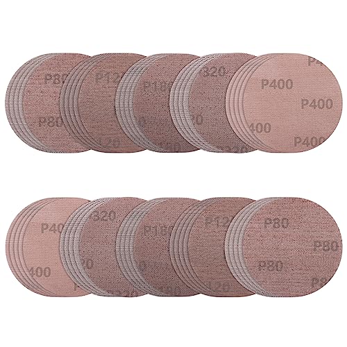 VIBRATITE 50 Stück Netz Schleifscheiben 125 mm Klett, 80/120/180/320/400 Körnung, Mesh-Schleifpapier für Holz, Spachtel, Kunststoff, Lack, Staubfrei Schleifen VIBRATITE 50 Stück Netz Schleifscheiben 125 mm Klett, 80/120/180/320/400 Körnung, Mesh-Schleifpapier für Holz, Spachtel, Kunststoff, Lack, Staubfrei Schleifen von VIBRATITE