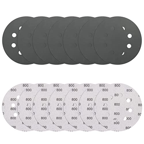 VIBRATITE 70 Stück Schleifpapier 125mm Klett, Nass und Trocken Schleifscheiben, Körnung 800, 8 Löcher Exzenterschleifer Schleifpapier für Auto Metall Holz VIBRATITE 70 Stück Schleifpapier 125mm Klett, Nass und Trocken Schleifscheiben, Körnung 800, 8 Löcher Exzenterschleifer Schleifpapier für Auto Metall Holz von VIBRATITE