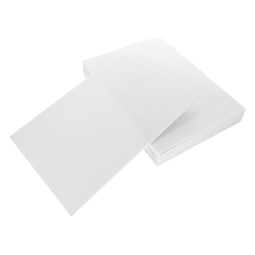 10 Stück Zeichenbrett für Bastelschaumblock Malpapier mit Schaumstoffstruktur Schaumstoff-Druckplatten Schaumstrukturpapier DIY-Papierschäume Eva Craft Schaum Weiß von VICASKY