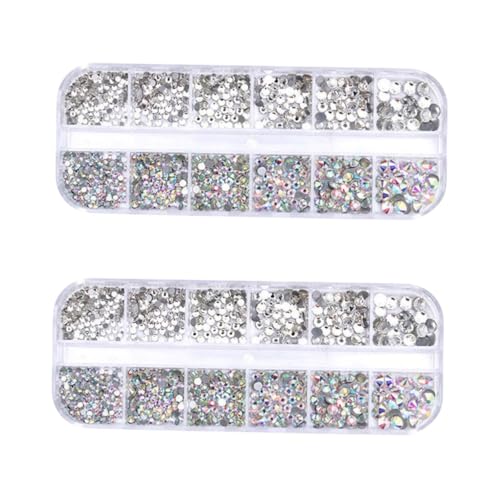 2 Stück Flachrückige Strasssteine Transparent für Nail Art und Diy Schmuck Hochwertige Bastelsteine Vielseitig Einsetzbar für Handwerk Scrapbooking und Mehr 2 Stück Flachrückige Strasssteine Transparent für Nail Art und Diy Schmuck Hochwertige Bastelsteine Vielseitig Einsetzbar für Handwerk Scrapbooking und Mehr von VICASKY