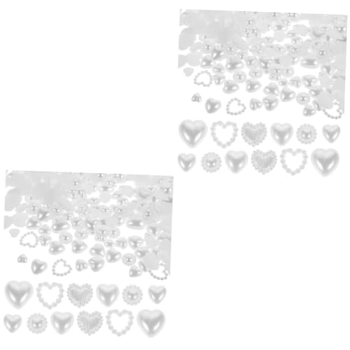 2 Stück Nail Art Charms Weiße Perlen Dekorationen für Gems für Maniküre Nagelkunst Ornamente für Natürliche und Künstliche Nägel 2 Stück Nail Art Charms Weiße Perlen Dekorationen für Gems für Maniküre Nagelkunst Ornamente für Natürliche und Künstliche Nägel von VICASKY