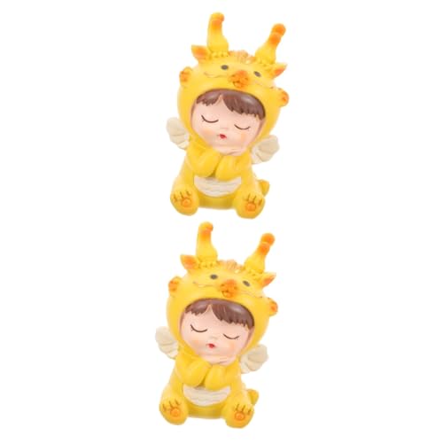 2 Stück Neujahrs Geburtstags Backdekoration Kuchenornamente Kinderzimmer Desktop Puppe Auto Mittelkonsole Süßer Traum Drachenbaby 1 Dekoration Ornament Heimspielzeug VICASKY 2 Stück Neujahrs Geburtstags Backdekoration Kuchenornamente Kinderzimmer Desktop Puppe Auto Mittelkonsole Süßer Traum Drachenbaby 1 Dekoration Ornament Heimspielzeug VICASKY von VICASKY