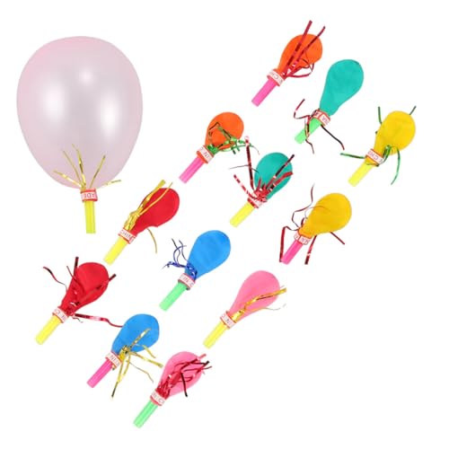 200 Stück Ballons mit Pfeifen Strapazierfähige Punchballons für Geburtstagsfeiern Spiele und Reisemöglichkeiten Vielseitige Spielzeuge für Sicher von VICASKY