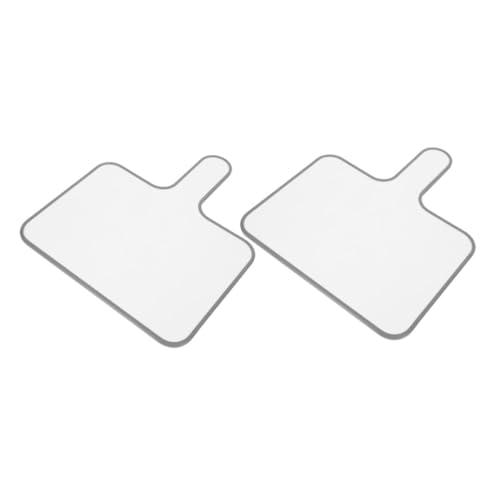 2Stücke Abwischbare Doppelseitiges Whiteboard für Spiele und Interaktion Handheld Antwortpaddel für Partys und Unterricht für Erwachsene von VICASKY
