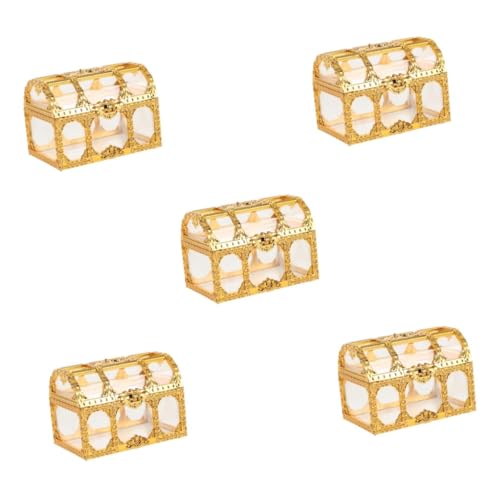 5 Stück Schachteln Schatzkiste Pralinenschachtel Hochzeitsdeko Schachteln Für Schatzkiste Bekleidungsschachteln Für 1Br Schachteln Für Süßigkeiten Partygeschenkboxen Für VICASKY von VICASKY