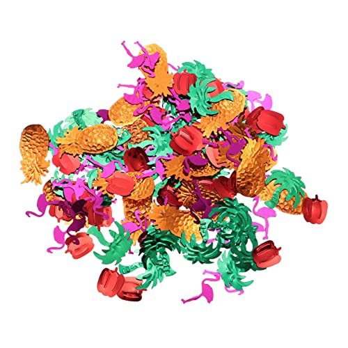 5Packungen Hawaiian Party Konfetti Teiliges mit Flamingo Ananas und Chili für Luau Feiern Leichtes für Sommerpartys und Festliche Anlässe 5Packungen Hawaiian Party Konfetti Teiliges mit Flamingo Ananas und Chili für Luau Feiern Leichtes für Sommerpartys und Festliche Anlässe von VICASKY