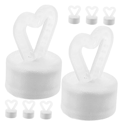 8 Stück Ballon-anhängergewichte: Herzförmige Gewichte Mit Magnetischer Basis – Metallische Tischmittelstückhalter Für Heliumballons 8 Stück Ballon-anhängergewichte: Herzförmige Gewichte Mit Magnetischer Basis – Metallische Tischmittelstückhalter Für Heliumballons von VICASKY