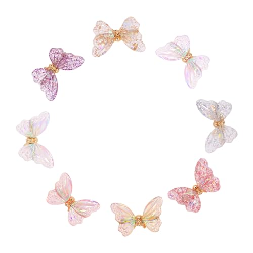 8Stücke Schmetterlinge Charms Nail Art Dekorationen für DIY Maniküre Glitzernde Schmetterlings Ornamente für Nagelgestaltung für Partys und Besondere 8Stücke Schmetterlinge Charms Nail Art Dekorationen für DIY Maniküre Glitzernde Schmetterlings Ornamente für Nagelgestaltung für Partys und Besondere von VICASKY