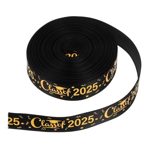 9M DIY Band für Abschlussfeier Polyester Geschenkband mit Foliendruck für Kreative Dekorationen für Geschenkverpackungen Basteln und Partys 9M DIY Band für Abschlussfeier Polyester Geschenkband mit Foliendruck für Kreative Dekorationen für Geschenkverpackungen Basteln und Partys von VICASKY