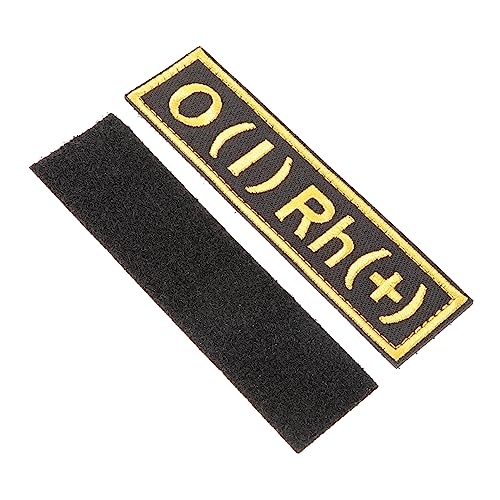 Arm Patch mit Dekorativer Militärflicken für Kleidung und Rucksäcke Robustes für Outdoor Sport und Notfälle O Positive von VICASKY