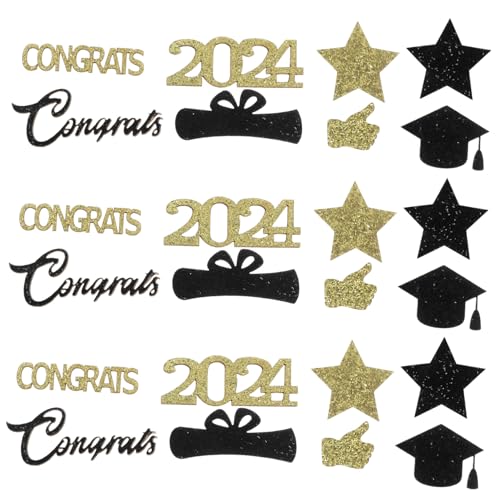 VICASKY 1 Abschlussfeier Dekoratives Konfetti Junggesellin Streuen Mehrfarbig Abgänger Grad Schild Konfetti Für Den Abschluss Rot Abschlussfeier Confetti Supplies Absolventen Papier Golden VICASKY 1 Abschlussfeier Dekoratives Konfetti Junggesellin Streuen Mehrfarbig Abgänger Grad Schild Konfetti Für Den Abschluss Rot Abschlussfeier Confetti Supplies Absolventen Papier Golden von VICASKY
