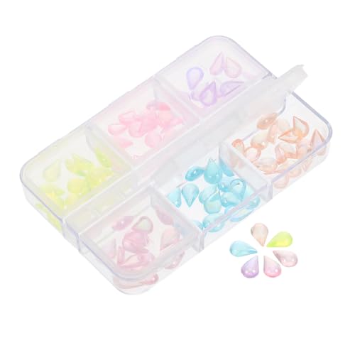 VICASKY 1 Box Nail Art Diamantschmuck Niedliche Nagelanhänger Mit Nagel Strasssteinen Nageldekorations Sets Bunte Nagel Strasssteine ​​Nagelmaterialien Nagelschmuck Set Nageljuwelen Für von VICASKY