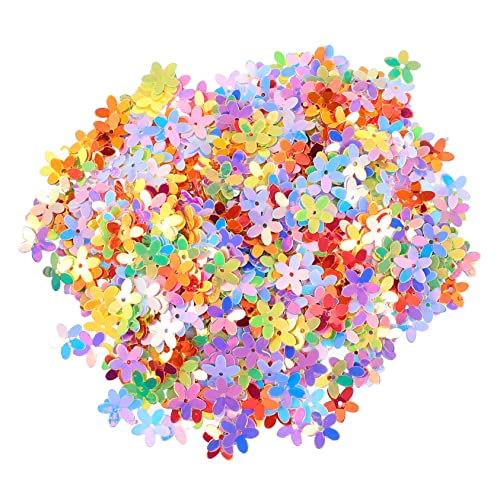 VICASKY 1 Buntes Blumenkonfetti Braut Fälschung Junggesellin Hochzeit Blume Pailletten bunt komfetti geschenkpapier box caakg Partytisch Konfetti tischkonfetti Plastik von VICASKY