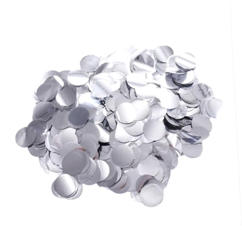 VICASKY 1 Packung Romantisches Konfetti aus Papier für Hochzeiten Rundschnitt Silber für Tischdekoration und Ballons für Feierlichkeiten und Besondere Anlässe VICASKY 1 Packung Romantisches Konfetti aus Papier für Hochzeiten Rundschnitt Silber für Tischdekoration und Ballons für Feierlichkeiten und Besondere Anlässe von VICASKY