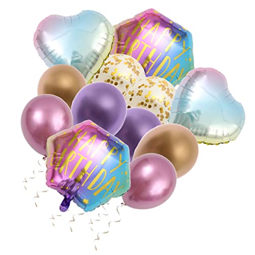 VICASKY Luftballons-set Für Geburtstagspartys 55 9 Cm Große Sechseckige Latexballons 10 M Weißer Tüll Für Jungen Und Mädchen Dekoration von VICASKY