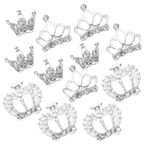 VICASKY 1 Satz Krone Nagelstuds Nail Art Dekorationen Für Diy Maniküre Glänzende Nagelaccessoires Für Partys Hochzeiten Und Besondere Anlässe 12 Stück VICASKY 1 Satz Krone Nagelstuds Nail Art Dekorationen Für Diy Maniküre Glänzende Nagelaccessoires Für Partys Hochzeiten Und Besondere Anlässe 12 Stück von VICASKY