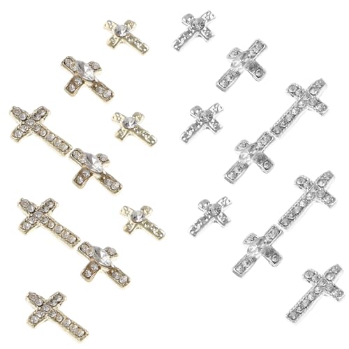 VICASKY 1 Satz Legierungsknotenschmuck Strasssteine Strassnagelzauber Nagelanhänger Strass Nagel Charme Kreuzanhänger Für Nägel Nagel Charms Kreuz 3d-nagelanhänger Zinklegierung 60 Stück VICASKY 1 Satz Legierungsknotenschmuck Strasssteine Strassnagelzauber Nagelanhänger Strass Nagel Charme Kreuzanhänger Für Nägel Nagel Charms Kreuz 3d-nagelanhänger Zinklegierung 60 Stück von VICASKY