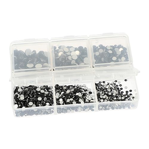 VICASKY 1 Satz Maniküre-Strass-Set DIY-Maniküre-Anhänger Strasssteine für Nägel Strasssteine für DIY aufkleber Nagelanhänger selber machen Kit mit Glas-Strasssteinen Schwarz VICASKY 1 Satz Maniküre-Strass-Set DIY-Maniküre-Anhänger Strasssteine für Nägel Strasssteine für DIY aufkleber Nagelanhänger selber machen Kit mit Glas-Strasssteinen Schwarz von VICASKY