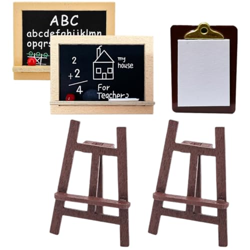 VICASKY 1 Satz Miniatur-Staffelei Partyartikel für Staffelei Stehen Puppenhaus-Miniaturen Dekoration holzdeko Decor staffelei klein spielzeuge Miniatur-Szenenmöbel Mini-Zeichenbrett VICASKY 1 Satz Miniatur-Staffelei Partyartikel für Staffelei Stehen Puppenhaus-Miniaturen Dekoration holzdeko Decor staffelei klein spielzeuge Miniatur-Szenenmöbel Mini-Zeichenbrett von VICASKY