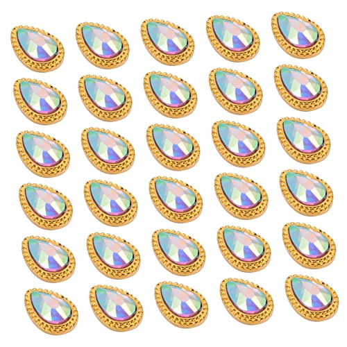 VICASKY 1 Satz Nagelkunst Dekoration Strasssteine Schmuck Für Diy Nail Art Geeignet Für Anfänger Und Profis Vielseitig Einsetzbar Für Kreative Bastelprojekte 30 Stück von VICASKY