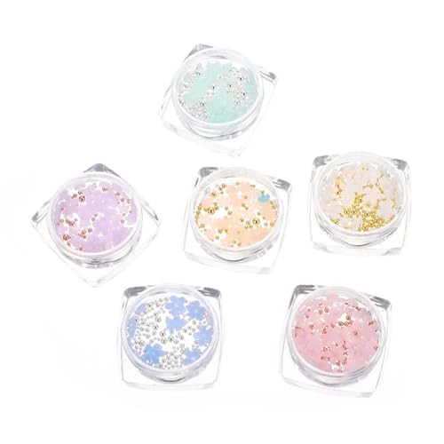 VICASKY 1 Satz Nail Charms Nageldeko Für Nail Art Farbwechselnde Maniküre Dekoration Für Natürliche Und Künstliche Nägel Für Diy Projekte Und 6boxen VICASKY 1 Satz Nail Charms Nageldeko Für Nail Art Farbwechselnde Maniküre Dekoration Für Natürliche Und Künstliche Nägel Für Diy Projekte Und 6boxen von VICASKY