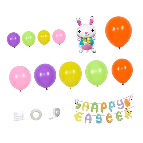 VICASKY 1 Satz Osterballons Hasen Dekorationen Frühlingsdeko Hasenballon Kaninchenballon Frühlingsornamente Klassische Osterdeko Dekorationen Für Das Layout Der Osterszene Aluminiumfolie von VICASKY
