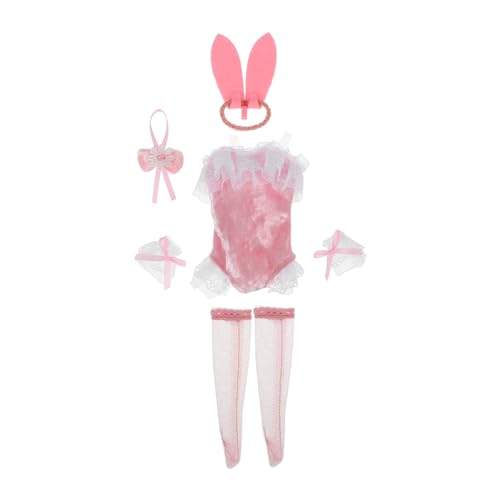 VICASKY 1 Satz Puppenkleidung Puppen Accessoires Puppen Sammlung Dress-Up Puppen Spielzeugkleidung Puppensachen Hasenkostüm für Mädchen Kleidung für Puppen Polyester von VICASKY