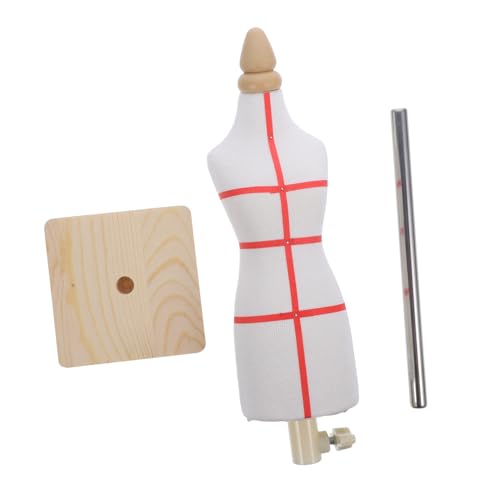 VICASKY 1 Satz Puppenständer Mannequin Kleidung Display Ständer mit Quadratischer Basis für DIY Dekoration und Nähprojekte Maßstab Stabil und Tragbar von VICASKY