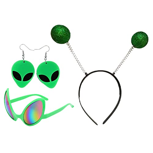 VICASKY 1 Satz Teiliges Set Themen Fasching Haarschmuck mit Partybrille und Ohrsteckern für Halloween Geburtstagsfeiern und Fotografie VICASKY 1 Satz Teiliges Set Themen Fasching Haarschmuck mit Partybrille und Ohrsteckern für Halloween Geburtstagsfeiern und Fotografie von VICASKY