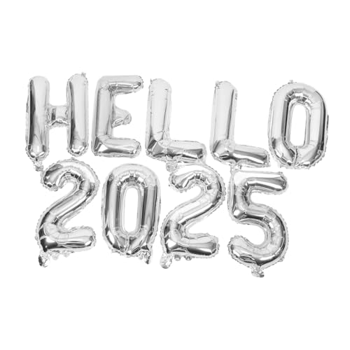VICASKY 1 Satz Zahlenbriefballon Partyballons Dekorationen 2025 Folienballons geburtstagsballon luftballons Party-Layout-Requisiten Partygeschenke für das neue Jahr Aluminiumfolie Silver VICASKY 1 Satz Zahlenbriefballon Partyballons Dekorationen 2025 Folienballons geburtstagsballon luftballons Party-Layout-Requisiten Partygeschenke für das neue Jahr Aluminiumfolie Silver von VICASKY