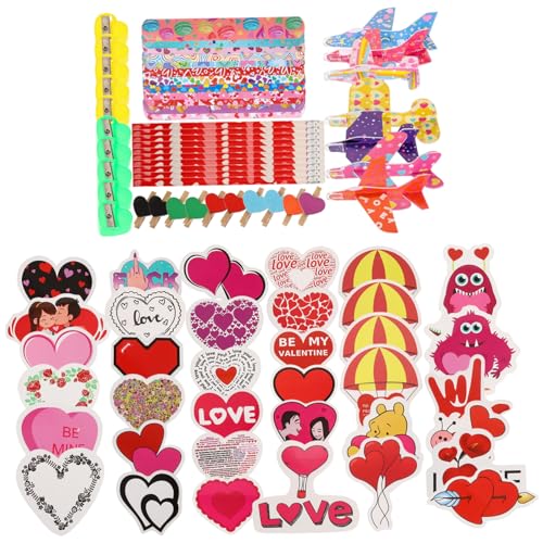 VICASKY Valentinstag-partygeschenke Für Die Klasse 1315 Briefpapier-set Für Kinder Mit Süßen Valentinstags-spielzeugen Party-preisen VICASKY Valentinstag-partygeschenke Für Die Klasse 1315 Briefpapier-set Für Kinder Mit Süßen Valentinstags-spielzeugen Party-preisen von VICASKY