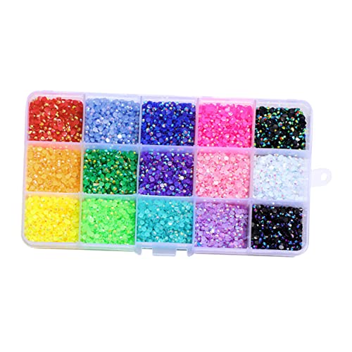 VICASKY 1 Schachtel Diamant -set Nagelkunst Nail Art Diy Nageldekoration Nagel Diy Zubehör Nagelkunst- Nägel Strasssteine Diamanten Der Nagelkunst Nagelzubehör Harzbohrer von VICASKY