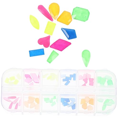 VICASKY 1 Schachtel Diy Nagelschmuck Set mit Strasssteinen Fächer Flache Rückseite Glänzende für Maniküre Dekoration für Diy Nail Art und Handwerksprojekte VICASKY 1 Schachtel Diy Nagelschmuck Set mit Strasssteinen Fächer Flache Rückseite Glänzende für Maniküre Dekoration für Diy Nail Art und Handwerksprojekte von VICASKY