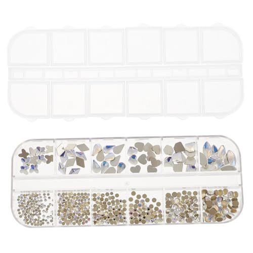 VICASKY 1 Schachtel Flache Rückseite Nageldiamanten Ab Farbwechsel Dekoration Vielseitige Nail Art Strasssteine für Diy Nageldesign für Profis und VICASKY 1 Schachtel Flache Rückseite Nageldiamanten Ab Farbwechsel Dekoration Vielseitige Nail Art Strasssteine für Diy Nageldesign für Profis und von VICASKY