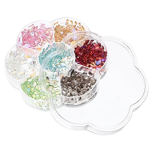 VICASKY 1 Schachtel Nagelkunst Dekoration aus Verschiedenen Formen Teiliges mit Mehrfarbigen Flachen Rückseiten für Kreative Diy Nailart Projekte für Feste und Anlässe VICASKY 1 Schachtel Nagelkunst Dekoration aus Verschiedenen Formen Teiliges mit Mehrfarbigen Flachen Rückseiten für Kreative Diy Nailart Projekte für Feste und Anlässe von VICASKY