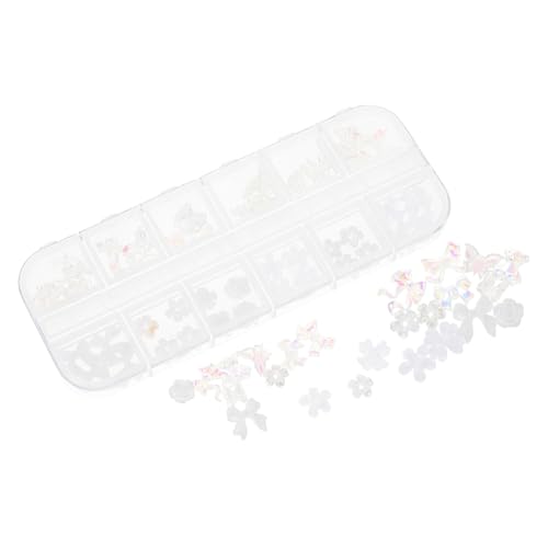 VICASKY 1 Schachtel Nail Art Charms Blumen Dekorationen aus Hochwertigem Harz für Kreative Fingernagel Gestaltung Diy Maniküre Zubehör für Persönliche Designs VICASKY 1 Schachtel Nail Art Charms Blumen Dekorationen aus Hochwertigem Harz für Kreative Fingernagel Gestaltung Diy Maniküre Zubehör für Persönliche Designs von VICASKY