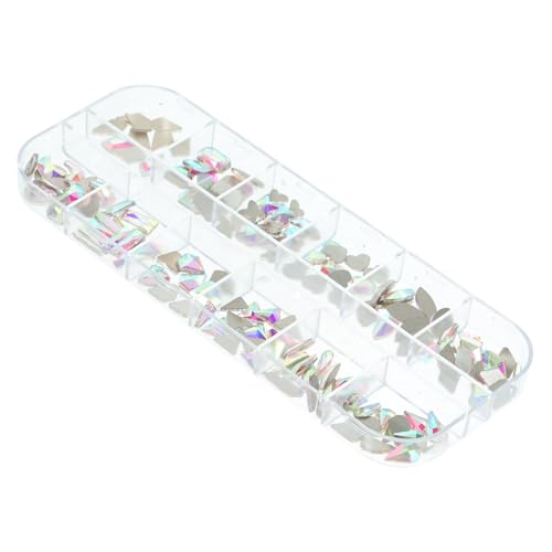 VICASKY 1 Schachtel Nail Charms Glitzersteine Nägel Strasssteine Nagelkunst Dekorationen DIY Schmuck für Nägel Kunsthandwerk Kleidung und Accessoires Vielseitig und Funkelnd VICASKY 1 Schachtel Nail Charms Glitzersteine Nägel Strasssteine Nagelkunst Dekorationen DIY Schmuck für Nägel Kunsthandwerk Kleidung und Accessoires Vielseitig und Funkelnd von VICASKY
