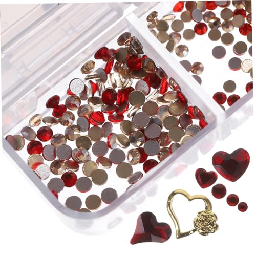 VICASKY 1 Schachtel Nail Gems Dekorationen für Herzform Nail Charms mit Strasssteinen Große Steine und Glamouröse Nägel Maniküren VICASKY 1 Schachtel Nail Gems Dekorationen für Herzform Nail Charms mit Strasssteinen Große Steine und Glamouröse Nägel Maniküren von VICASKY