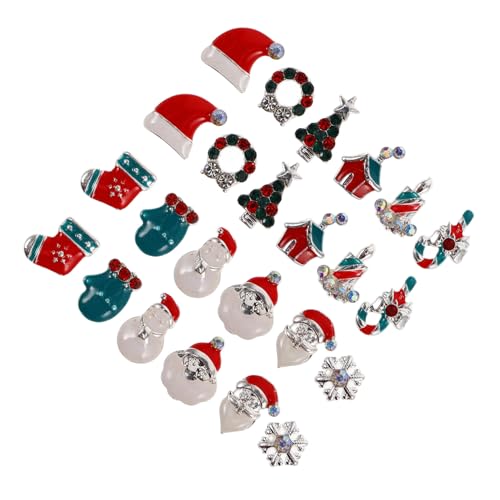 VICASKY 1 Schachtel Nail-art-zubehör Anhänger Für Nägel Strasssteine Perlen Für Nägel Handschuhe Nagelanhänger Nagel Charms Urlaubsnagelaufkleber Sternenzauber Süße Nagelanhänger Legierung von VICASKY