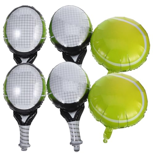 VICASKY 1 Set Grüne Tennis-Party-Luftballons Tennisball-Folienballons Tennis-Party-Dekoration Für Sport-Motto-Geburtstagsdekoration Partyzubehör 45 7 Cm VICASKY 1 Set Grüne Tennis-Party-Luftballons Tennisball-Folienballons Tennis-Party-Dekoration Für Sport-Motto-Geburtstagsdekoration Partyzubehör 45 7 Cm von VICASKY