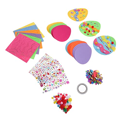 VICASKY 1 Set Ostereier Bastelset Ornamente Für Partyzubehör Dekorationen DIY Osterdeko Set Osterbedarf DIY Bastelset Für Ostern DIY Ei Osterdeko Set Stoff VICASKY 1 Set Ostereier Bastelset Ornamente Für Partyzubehör Dekorationen DIY Osterdeko Set Osterbedarf DIY Bastelset Für Ostern DIY Ei Osterdeko Set Stoff von VICASKY