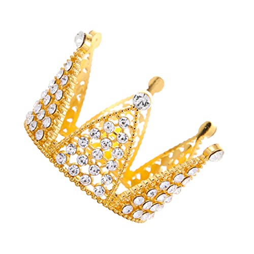 VICASKY 1 Stück Kleine Krone Tiara Krone Kuchendekoration Tortenaufsätze für die Brautparty Hochzeitstorte Dekoration Hochzeitstortedekor Kuchen-Krone-Topper Plastik Golden VICASKY 1 Stück Kleine Krone Tiara Krone Kuchendekoration Tortenaufsätze für die Brautparty Hochzeitstorte Dekoration Hochzeitstortedekor Kuchen-Krone-Topper Plastik Golden von VICASKY