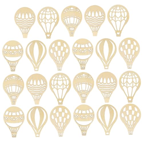 VICASKY 10 Satz Holzscheiben Heißluftballon DIY Basteln Holzfiguren Bemalen Unbehandelte Holzscheiben für Handwerk Dekoration Ornamente zum Aufhängen VICASKY 10 Satz Holzscheiben Heißluftballon DIY Basteln Holzfiguren Bemalen Unbehandelte Holzscheiben für Handwerk Dekoration Ornamente zum Aufhängen von VICASKY