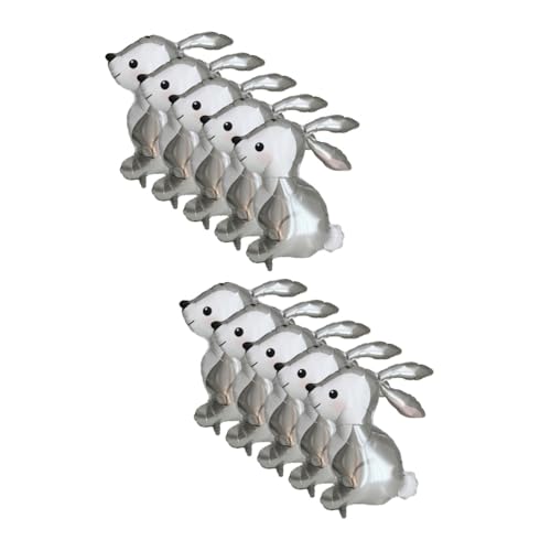 VICASKY 10 Stk. Teiliges Großer Bunny Luftballon Wald-tier Folienballons für Kinderparty Dekoration Indoor Outdoor Geeignet Niedlicher Hase Party-deko für Geburtstag und Events VICASKY 10 Stk. Teiliges Großer Bunny Luftballon Wald-tier Folienballons für Kinderparty Dekoration Indoor Outdoor Geeignet Niedlicher Hase Party-deko für Geburtstag und Events von VICASKY