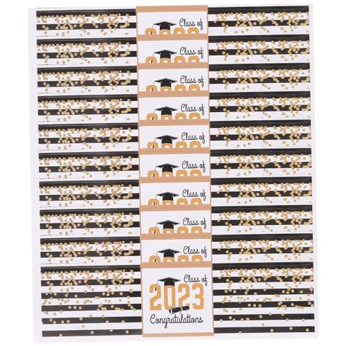 VICASKY 10 Stück Abschluss Aufkleber für Wasserflaschen Graduation Party Deko Personalisierte Sticker für Feierliche Anlässe Ästhetische Etiketten für Abschlussfeiern VICASKY 10 Stück Abschluss Aufkleber für Wasserflaschen Graduation Party Deko Personalisierte Sticker für Feierliche Anlässe Ästhetische Etiketten für Abschlussfeiern von VICASKY