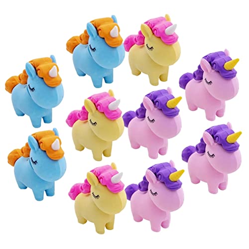 VICASKY 10 Stück Einhorn Radiergummis Bunte Kreative Schulbedarf für Party Mitgebsel Belohnungen für Einsatz Klassenzimmern und Zufällige Farbe Zufällige Farbe VICASKY 10 Stück Einhorn Radiergummis Bunte Kreative Schulbedarf für Party Mitgebsel Belohnungen für Einsatz Klassenzimmern und Zufällige Farbe Zufällige Farbe von VICASKY