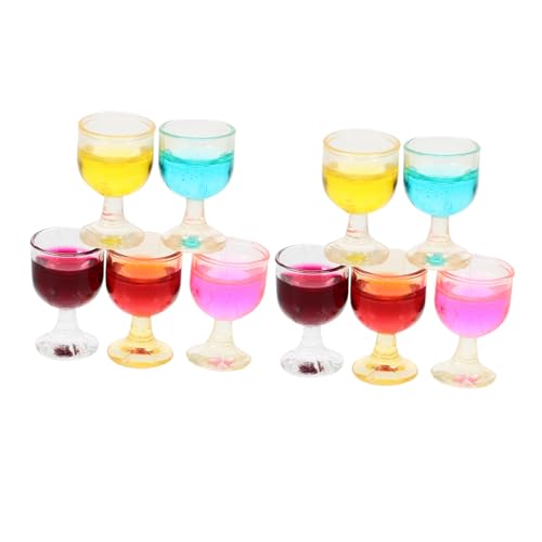 VICASKY 10 Stück Essen Und Rotweinglas Mini Wasserflasche Puppenhauszubehör Deckel Feinschmecker Puppe Cocktailgläser Puppenhaus Brille Puppenhaus Kelch Puppe Brille PVC VICASKY 10 Stück Essen Und Rotweinglas Mini Wasserflasche Puppenhauszubehör Deckel Feinschmecker Puppe Cocktailgläser Puppenhaus Brille Puppenhaus Kelch Puppe Brille PVC von VICASKY