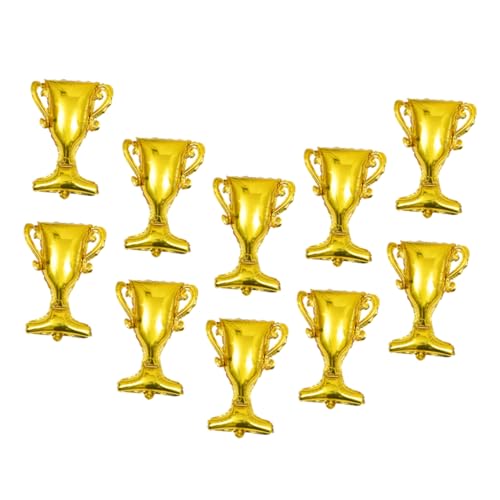 VICASKY 10 Stück Goldene Trophäen Folienballons für Abschlussfeier Aluminium Film Luftballons Dekoration für Graduierungsfeiern und Sportevents VICASKY 10 Stück Goldene Trophäen Folienballons für Abschlussfeier Aluminium Film Luftballons Dekoration für Graduierungsfeiern und Sportevents von VICASKY