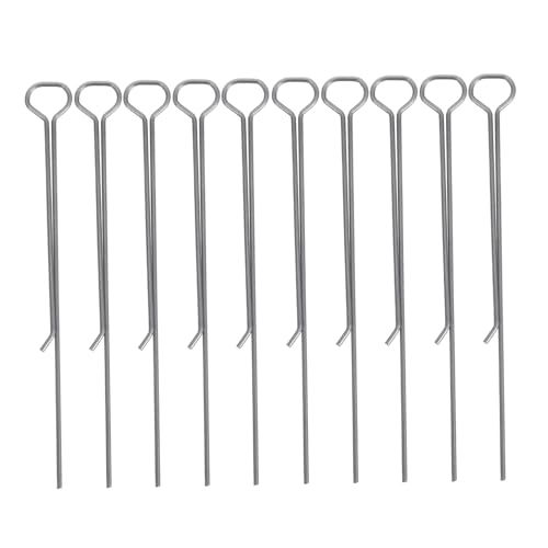 VICASKY 10 Stück Kerzen Dochthalter DIY Werkzeuge zur Fixierung und Zentrierung von Kerzendochten für Teelichter Zufällige Kopfform von VICASKY